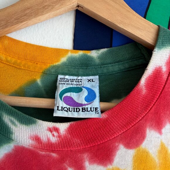 Vintage 1996 Liquid Blue Grateful Dead Lithuania Basketball Tee - Picture 8 of 8